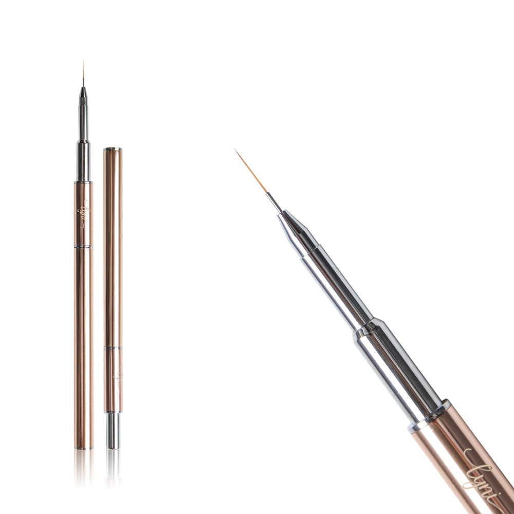 12 Stück Feine Liner-Pinsel Set - Detailpinsel #0#00#000 Für Acryl & Nageldesign