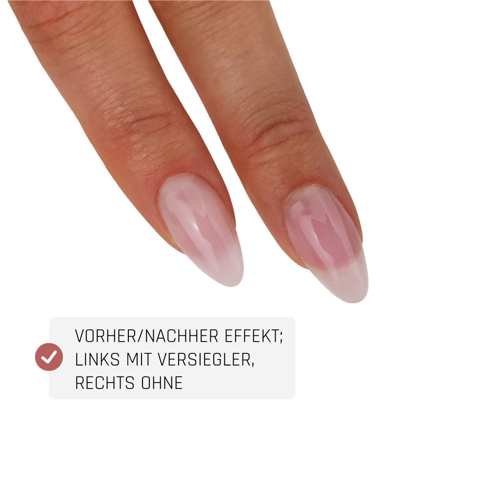 Milky White Sealer · No Wipe · 10ml* für Nageldesign Nägel & Nagelstudios Milky White Sealer · No Wipe · 10ml*, glanz Versiegler, milchiger versiegler, Top Coat, Versiegelungsgel, Versiegler, versiegler für Babyboomer, weiß für Nägel im Nageldesign & Nagelstudios