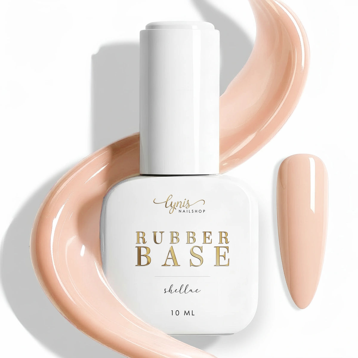 Shellac · Rubber Base · Virgin 10ml* Shellac · Rubber Base · Virgin 10ml*