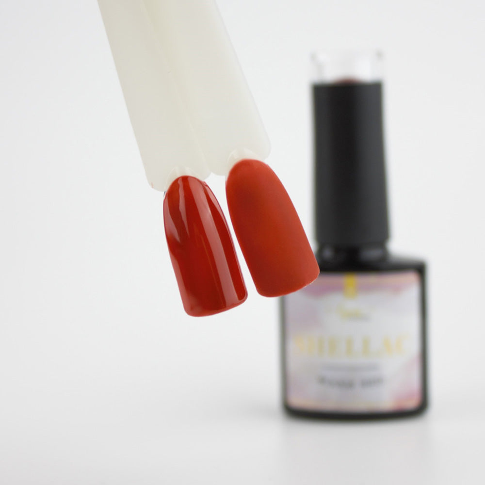 Shellac · Warm Red 7,3ml für Nageldesign Nägel & Nagelstudios Shellac · Warm Red 7,3ml, dunkel rot, gel polish, gellack, nail polish, rot, uv lack für Nägel im Nageldesign & Nagelstudios