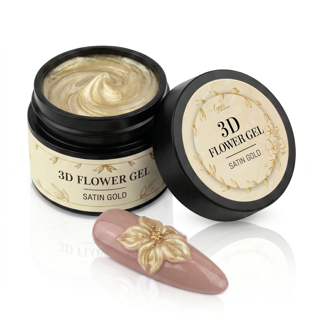 3D Flower Gel · Satin Gold 15ml 3D Flower Gel · Satin Gold 15ml