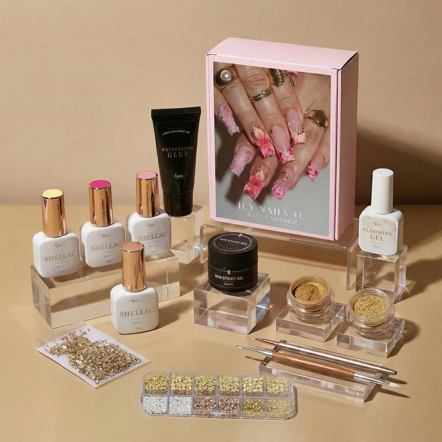 nagellack richtig aufbewahren Icy Nails Box X Lynis Nailshop günstig kaufen!