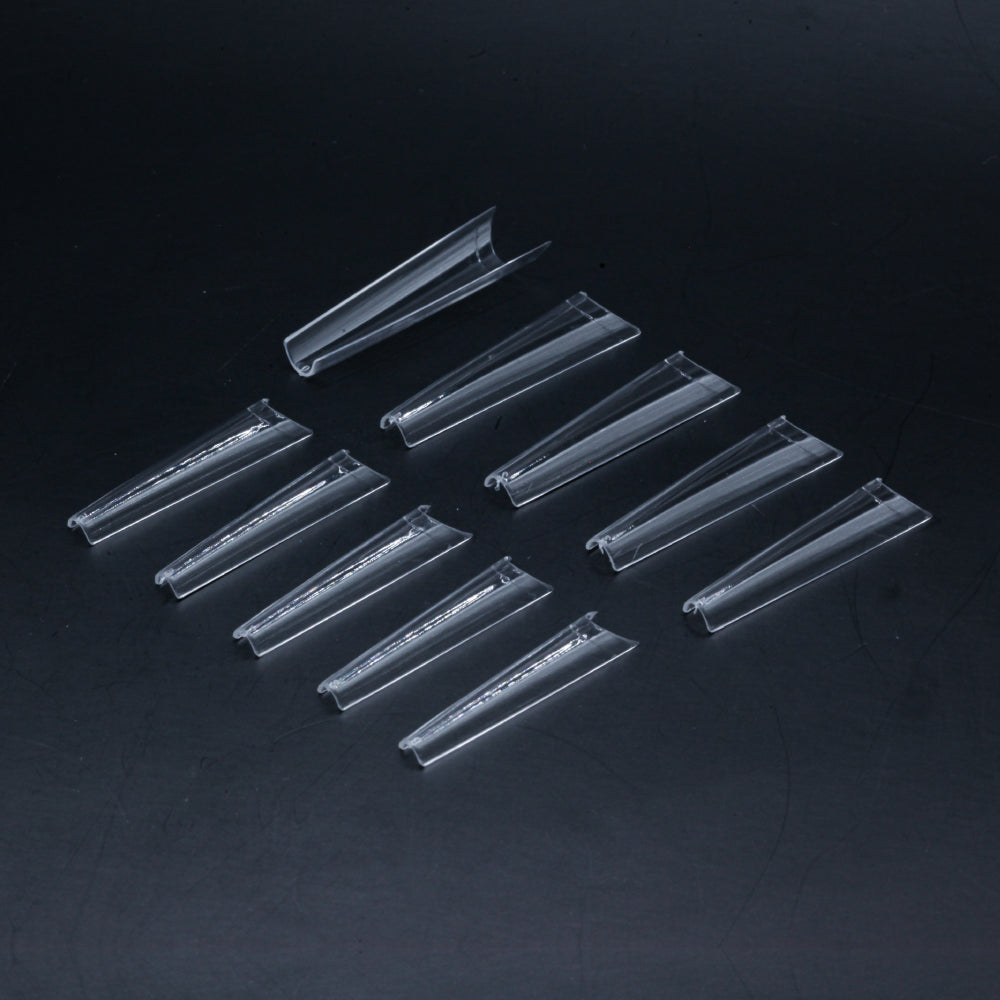 XXL Square Tips · Clear für Nageldesign Nägel & Nagelstudios XXL Square Tips · Clear, Eckige Nägel, eckige Tips, extra lange tips, Nagelverlängerung, verlängerung, xxl nägel für Nägel im Nageldesign & Nagelstudios