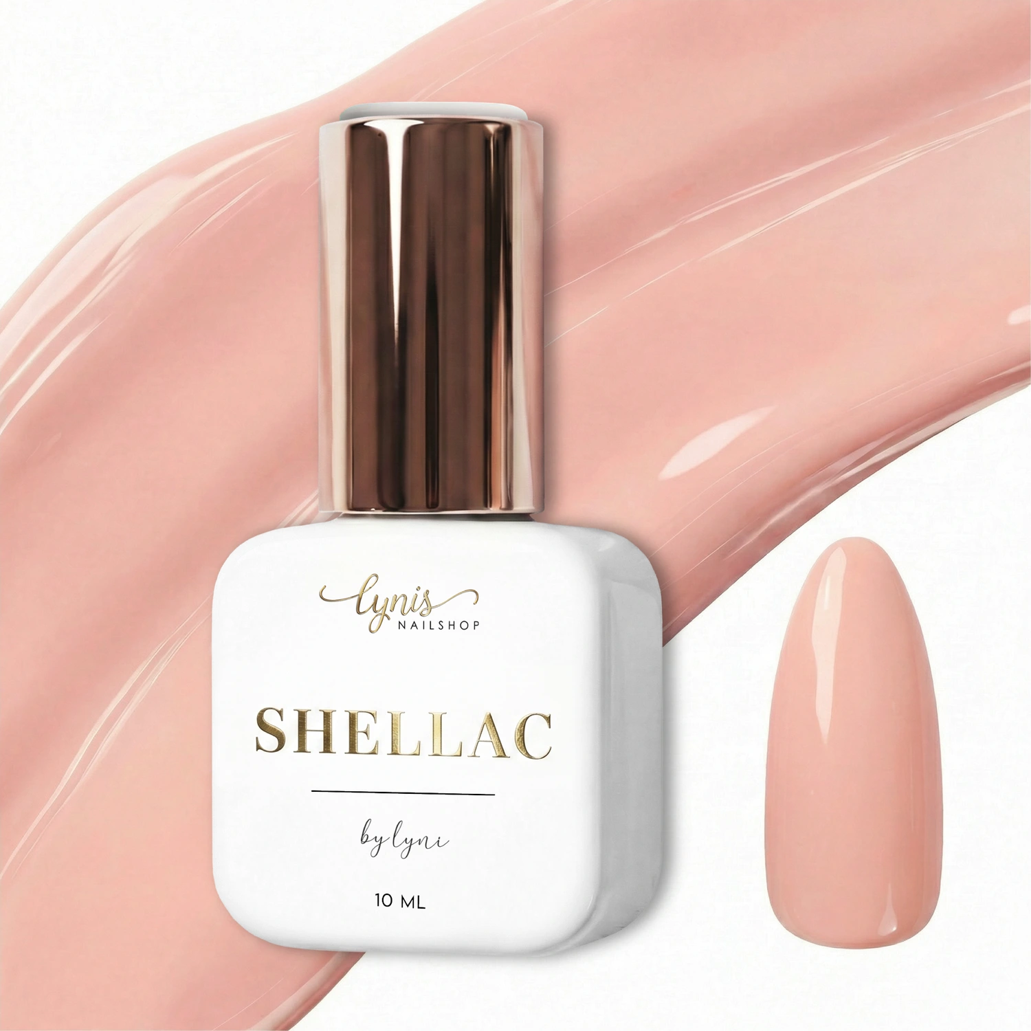 Shellac · Blush 7,3ml, beige, braun, gel polish, gellack, nail polish, nude, uv lack für Nägel im Nageldesign & Nagelstudios