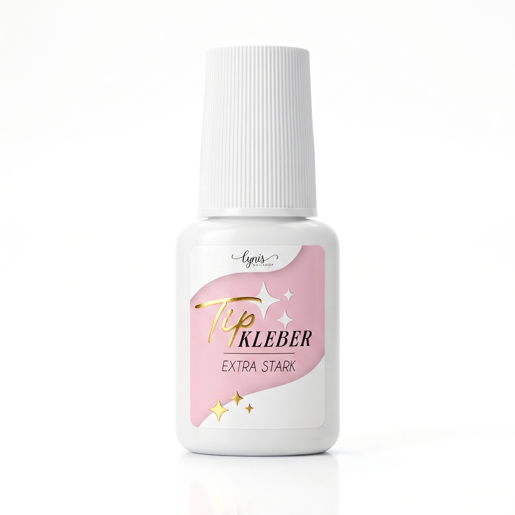 Tipkleber in Pinselflasche 7,5ml, kleber, Muster Tiphalter, Verlängerung, Verlängerungs Tips für Nägel im Nageldesign & Nagelstudios