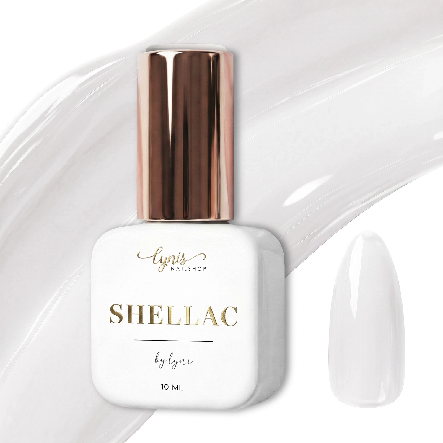 Shellac · White 10ml, gel polish, gellack, nail polish, uv lack, weiß für Nägel im Nageldesign & Nagelstudios
