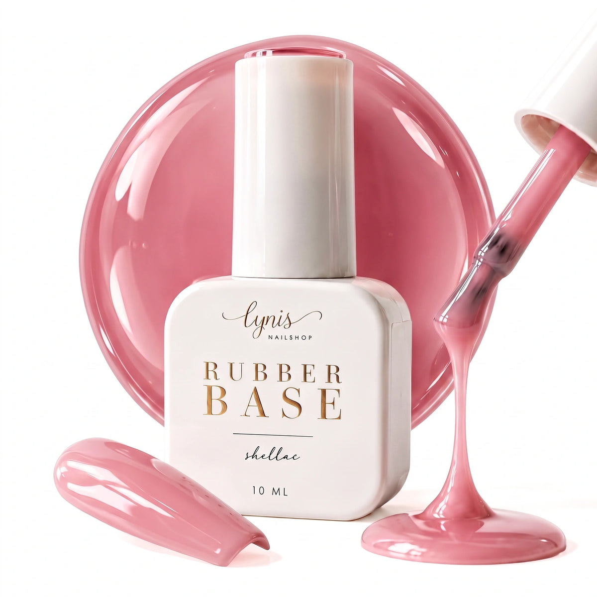 Shellac · Rubber Base · Baby Pink 10ml*
