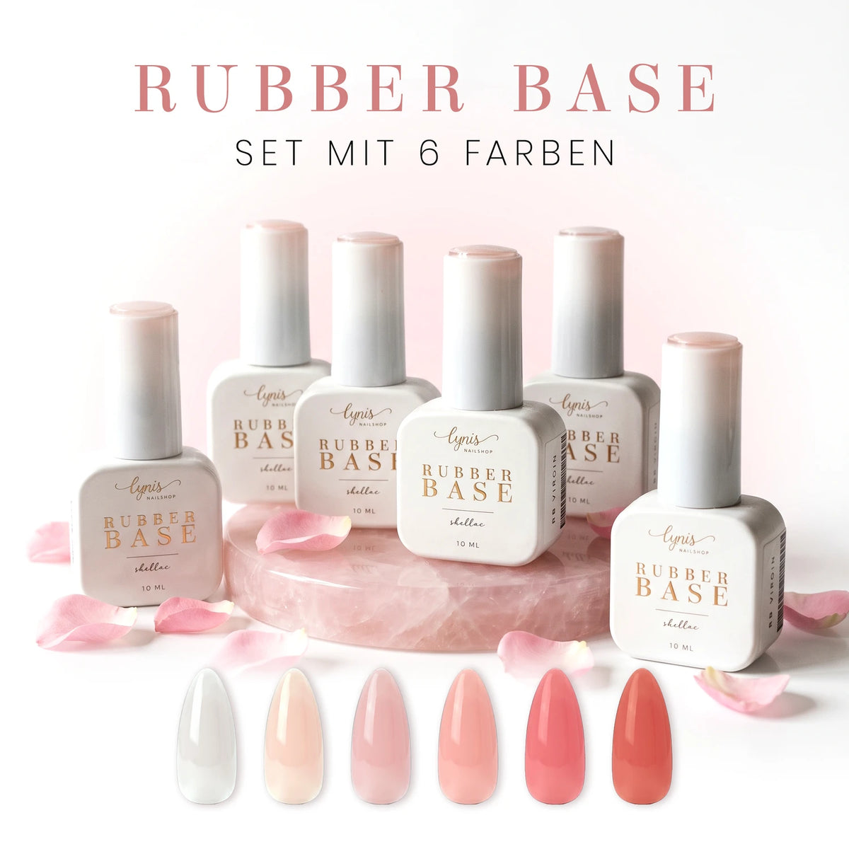 Rubber Base Shellac Set*