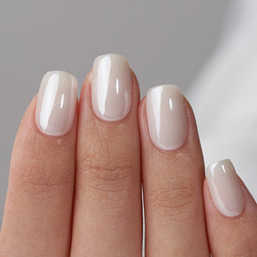 White Square · Soft Gel · Press on Nails