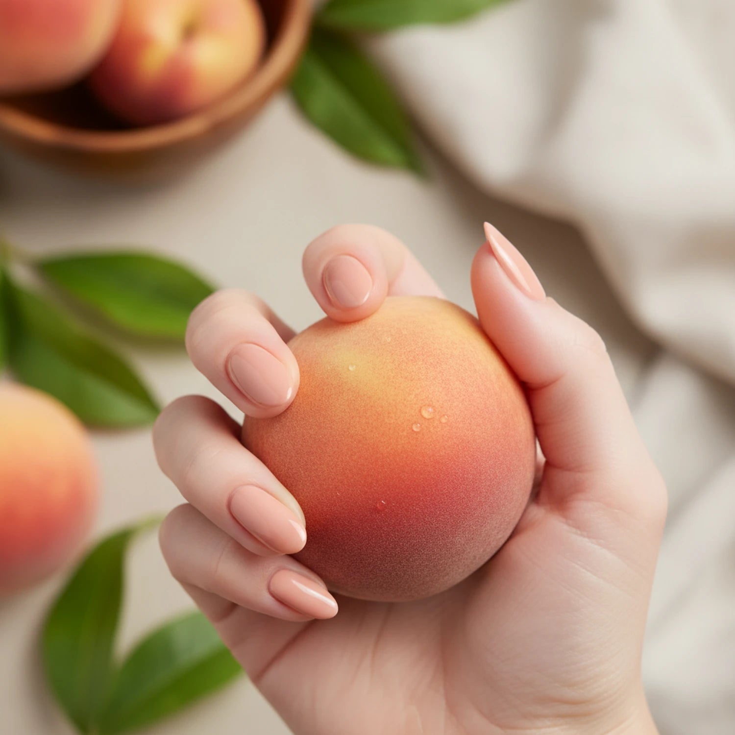 Shellac · Rubber Base · Peach 7,3ml*,  für Nägel im Nageldesign & Nagelstudios