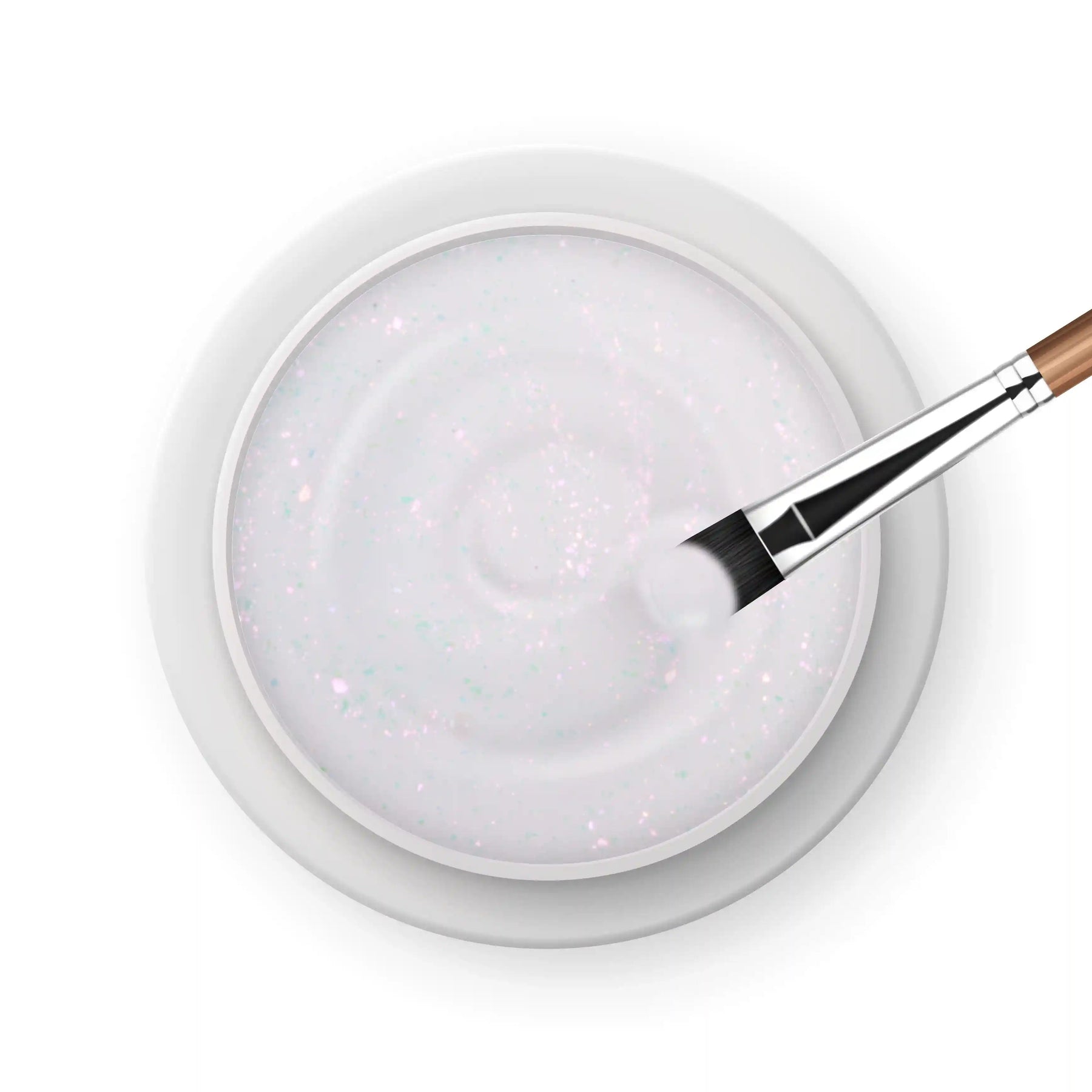 Mermaid Builder Gel · White 15ml, Aufbaugel, bunt, irisierend, schimmer für Nägel im Nageldesign & Nagelstudios