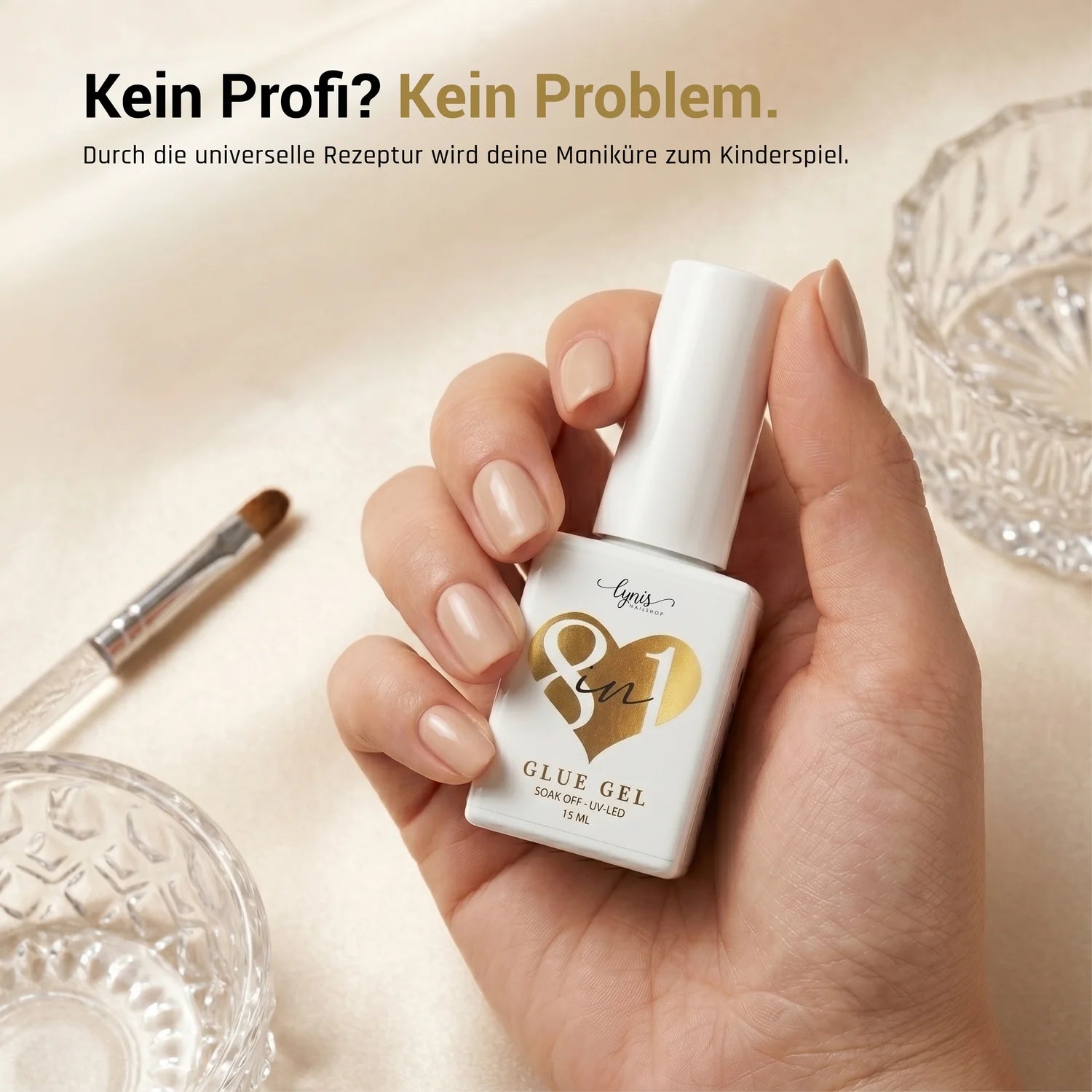 8 in 1 Glue Gel, aufdrück Nägel, base gel, Basecoat, Basegel, Builder Gel, buildergel, Click it Tips, GelX, Glue Gel, hidden, klebegel, Pinselreinigungsge, press on nails, press on nägel, refill gel, Refillgel, Rhinestoneglue, Tip Gel, Verlängerungsgel für Nägel im Nageldesign & Nagelstudios