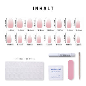 Babyboomer Mandel · Soft Gel · Press on Nails