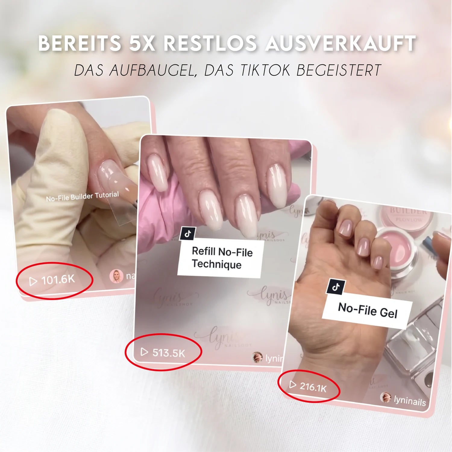 No File Gel Bestseller Starter-Set · Nägel ohne zu Feilen*, no file, nofile, remove-atc für Nägel im Nageldesign & Nagelstudios