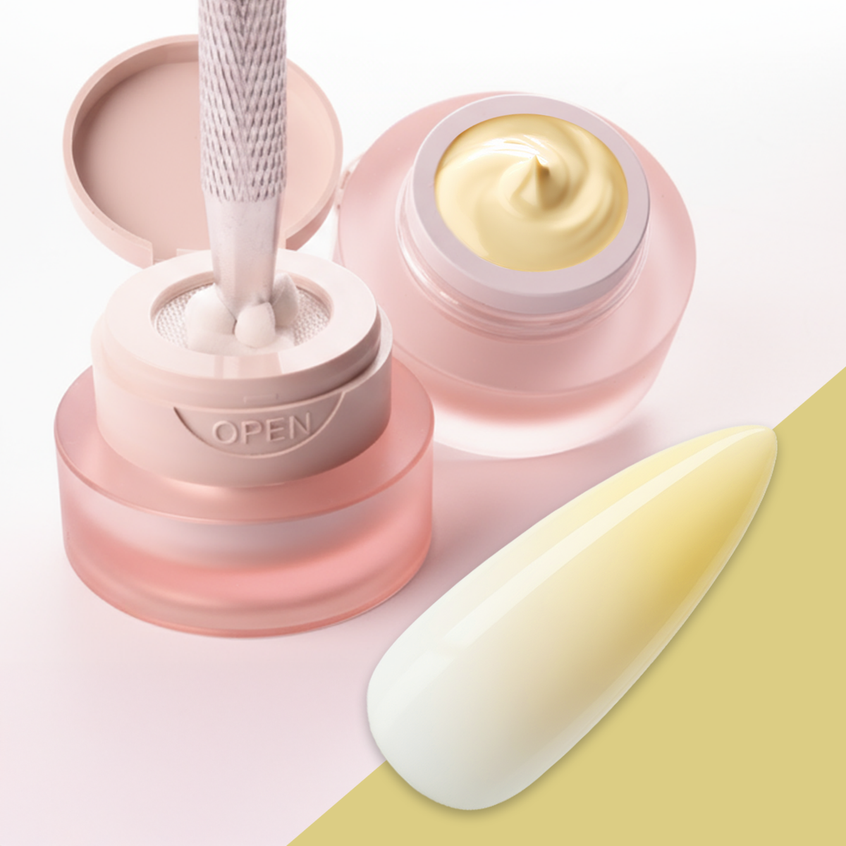 Ombre Babyboomer Gel · Pastell Yellow 2g