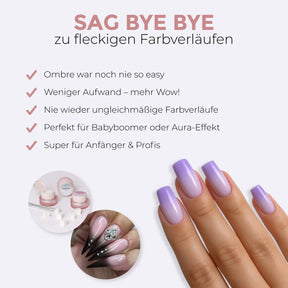 Ombre Babyboomer Gel · Neon Pink 2g