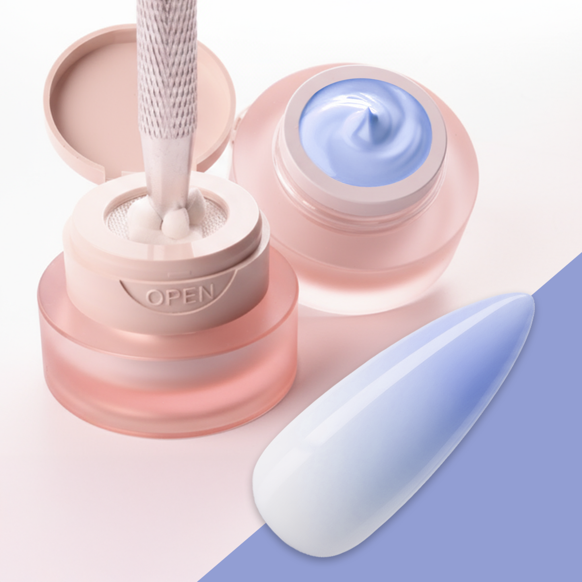 Ombre Babyboomer Gel · Pastell Indigo 2g
