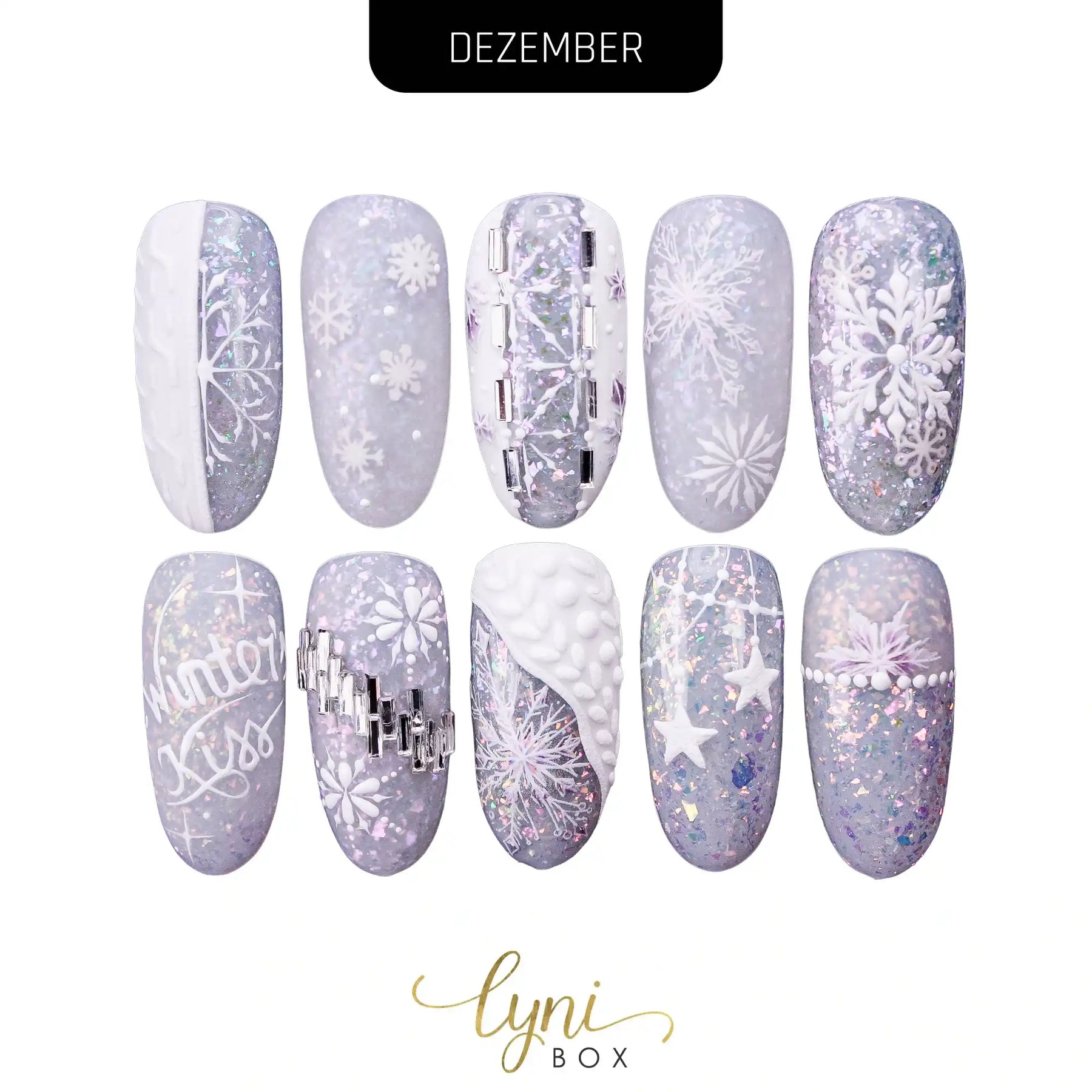 LyniBox · Winter's Kiss, lynibox für Nägel im Nageldesign & Nagelstudios