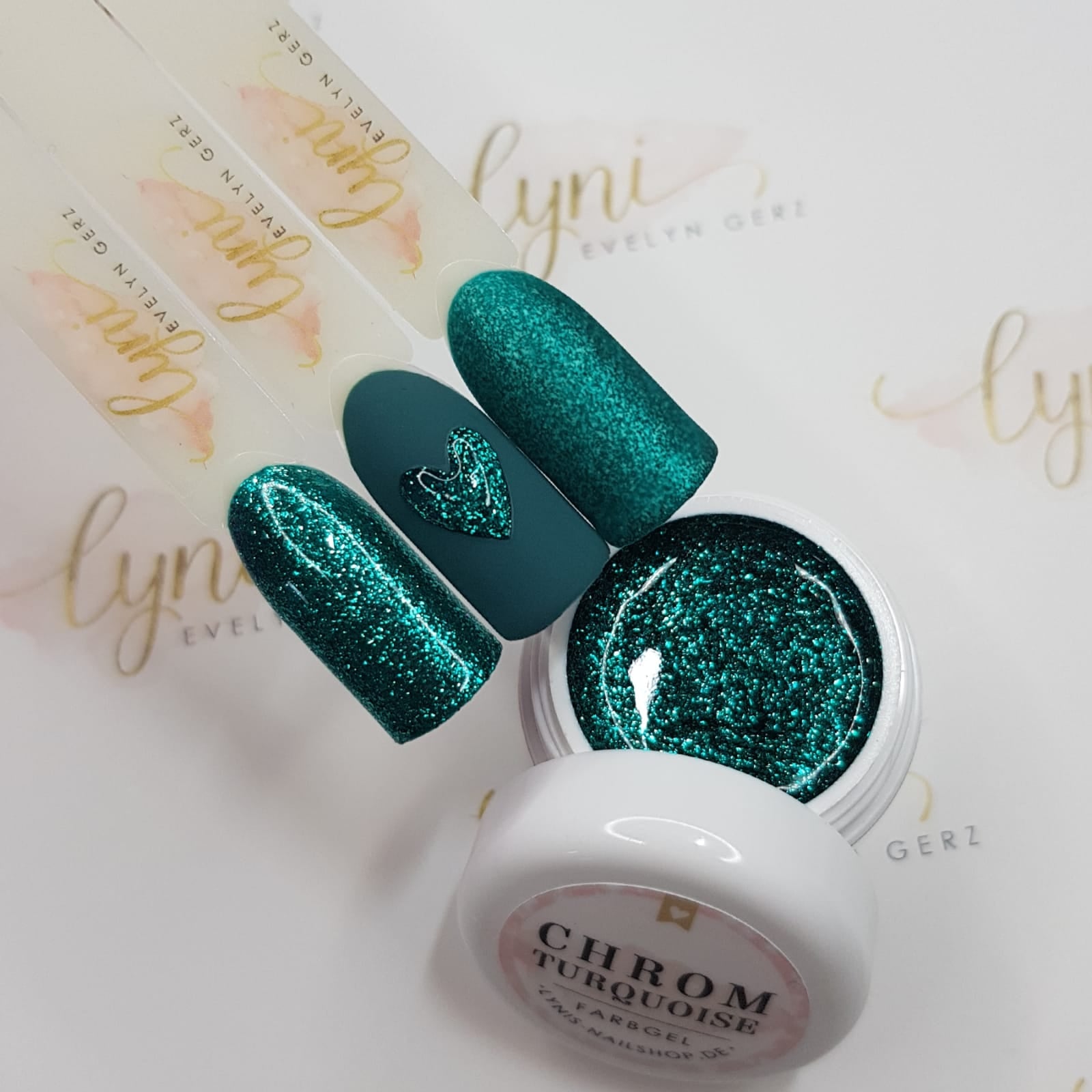 Chrom Turquoise · Farbgel 5ml*