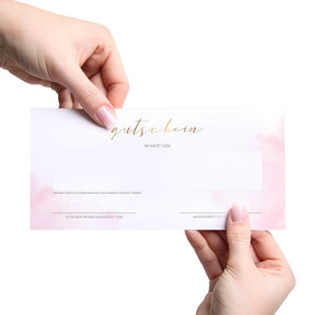 Gutscheine für Nagelstudios (50er Set)