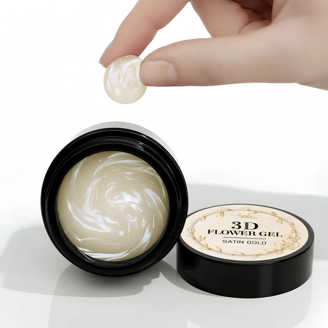 3D Flower Gel · Satin Gold 15ml