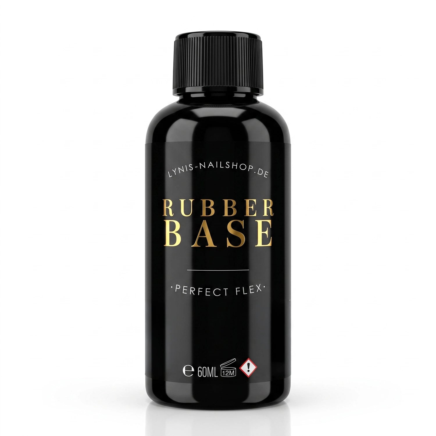 Rubber Base · Perfect Flex Clear*, Acrylgel, Base gegen Liftings, flexibles Aufbaugel, Gel, Gellack, Gelpolish, grundiergel, Haftgel, Shellac, Strasssteinbefestigung für Nägel im Nageldesign & Nagelstudios