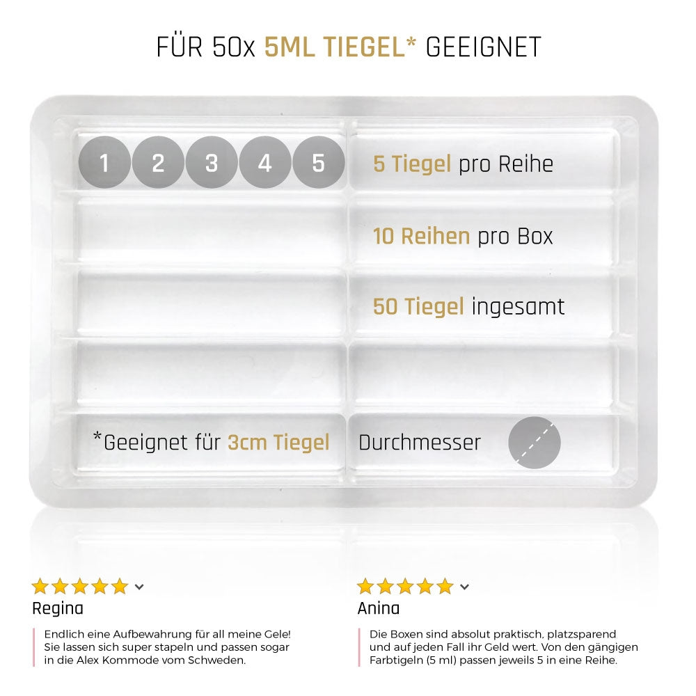 farbgel aufbewahrung Farbgel Sortierbox günstig für Nageldesigner