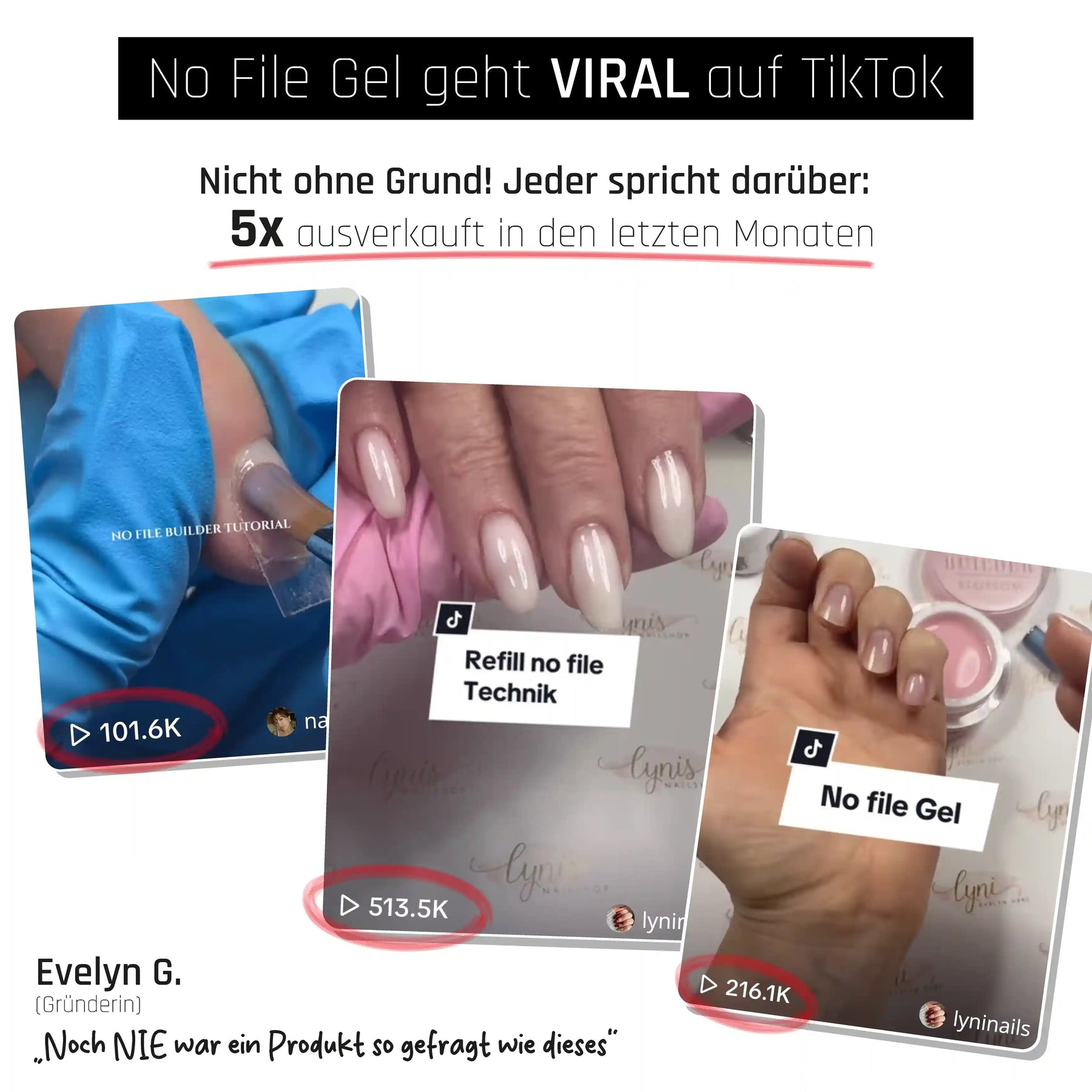 No File Gel Spar-Set · Nägel OHNE lästiges Feilen!