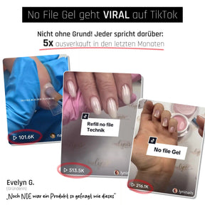 No File Gel Spar-Set · Nägel OHNE lästiges Feilen!