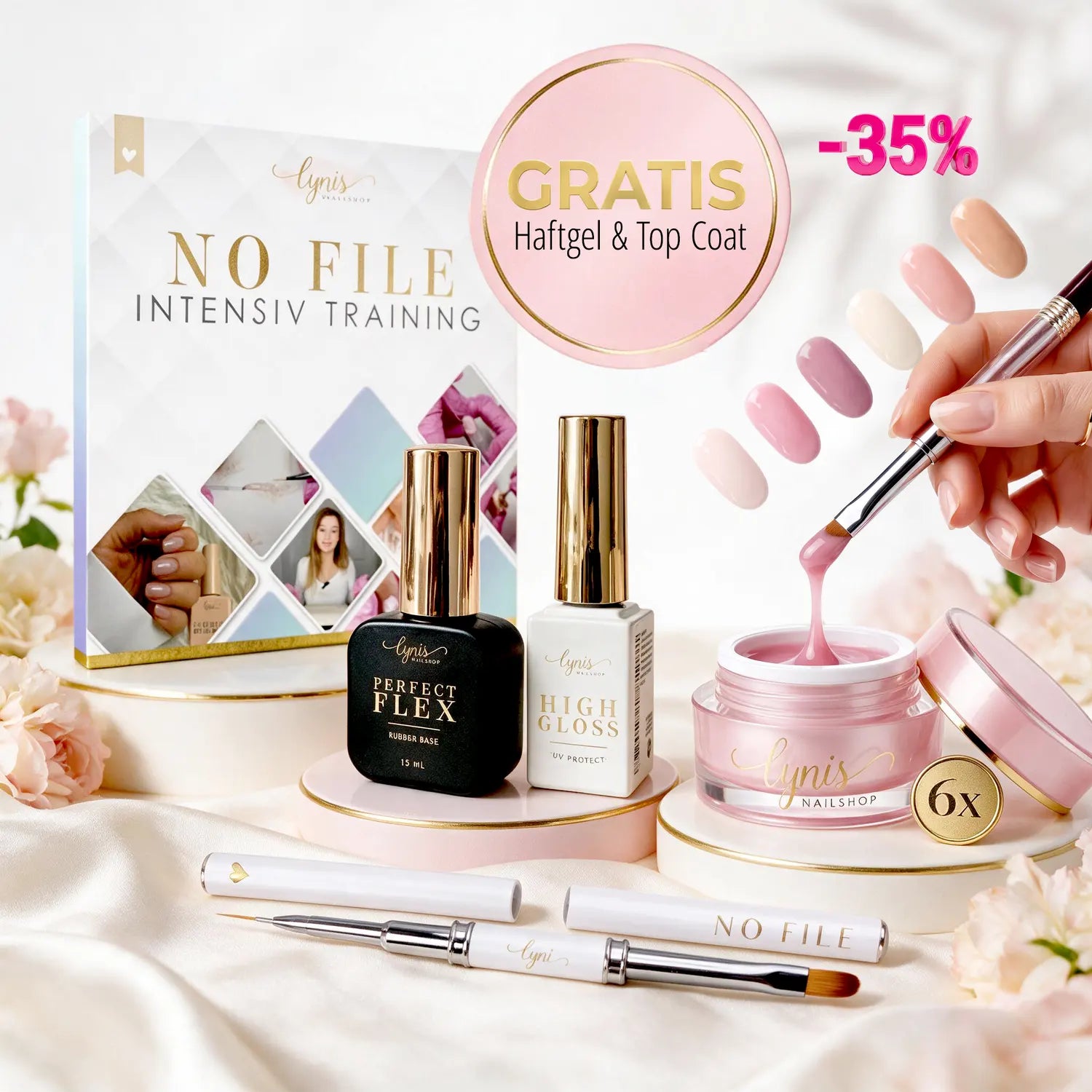 No File Gel Bestseller Starter-Set · Nägel ohne zu Feilen*, no file, nofile, remove-atc für Nägel im Nageldesign & Nagelstudios