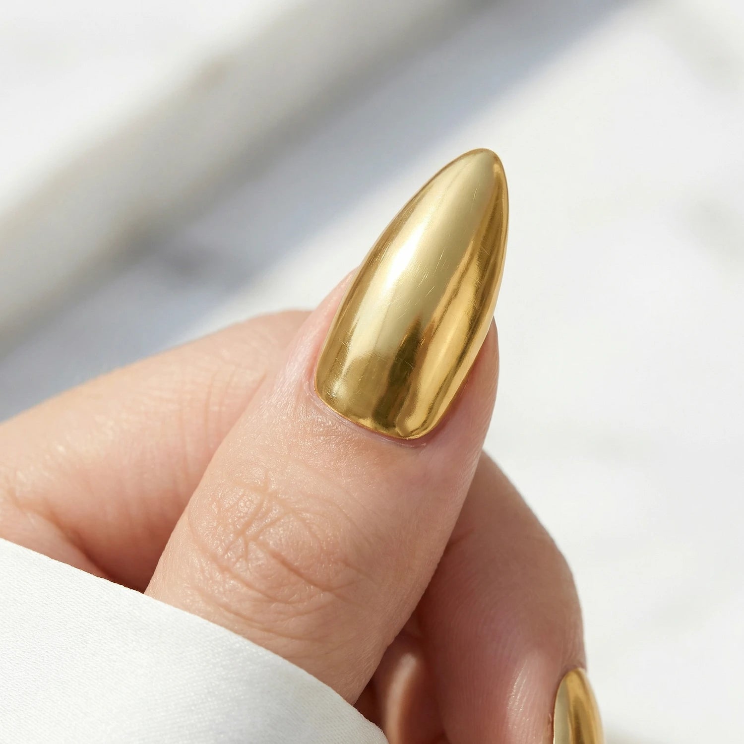 Chrome Mirror · Gold, chrome Pigment, Pigment, puder, Pulver für Nägel im Nageldesign & Nagelstudios