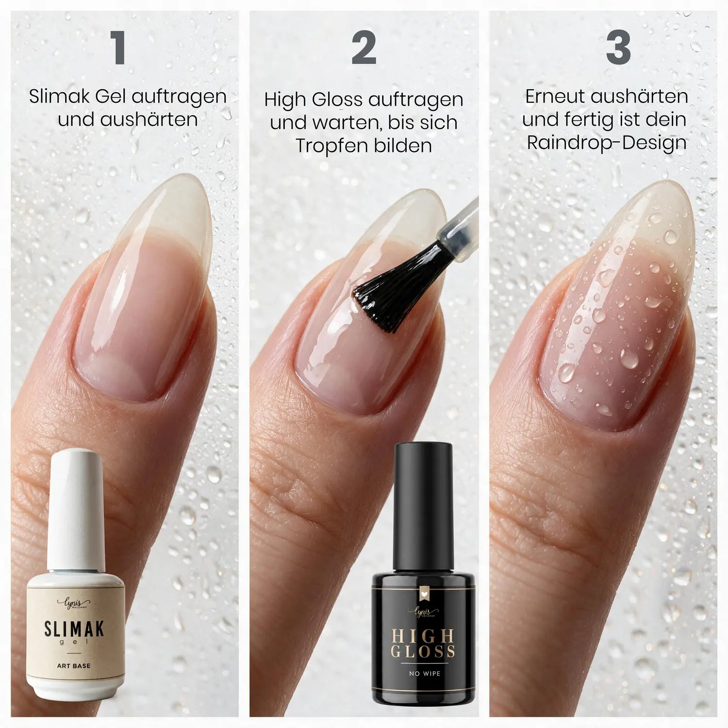Raindrop Set*,  für Nägel im Nageldesign & Nagelstudios