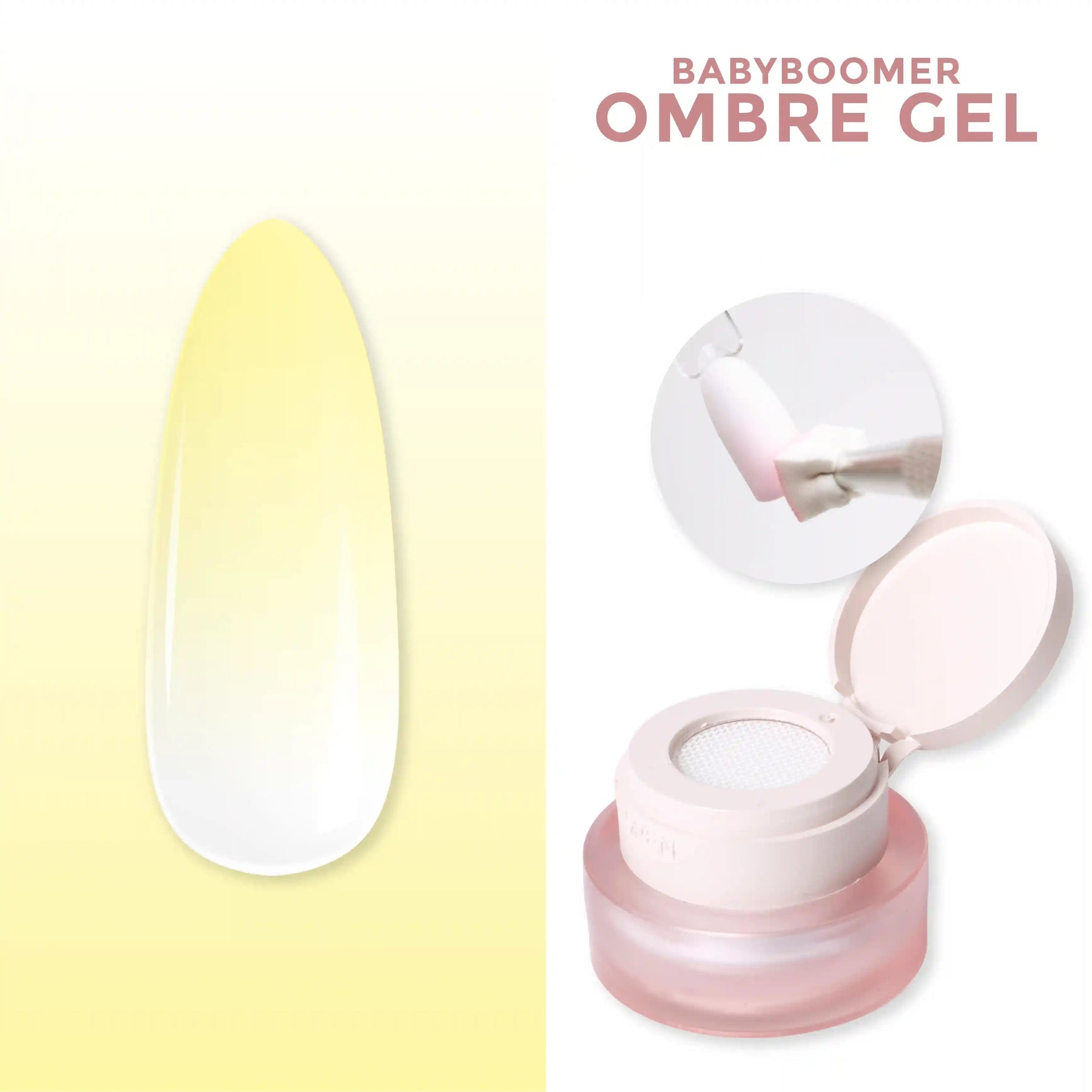 Ombre Babyboomer Gel · Pastell Yellow 2g