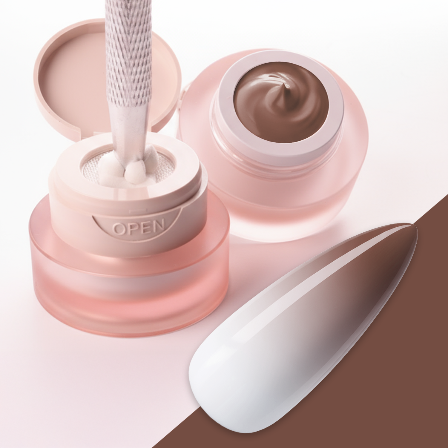 Ombre Babyboomer Gel · Chocolate 2g