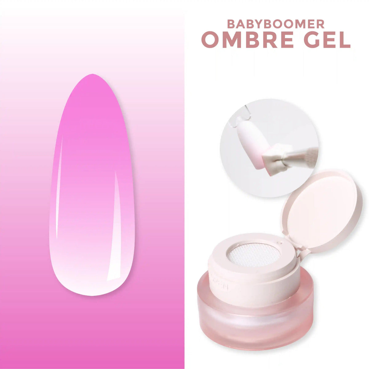 Ombre Babyboomer Gel · Neon Pink 2g