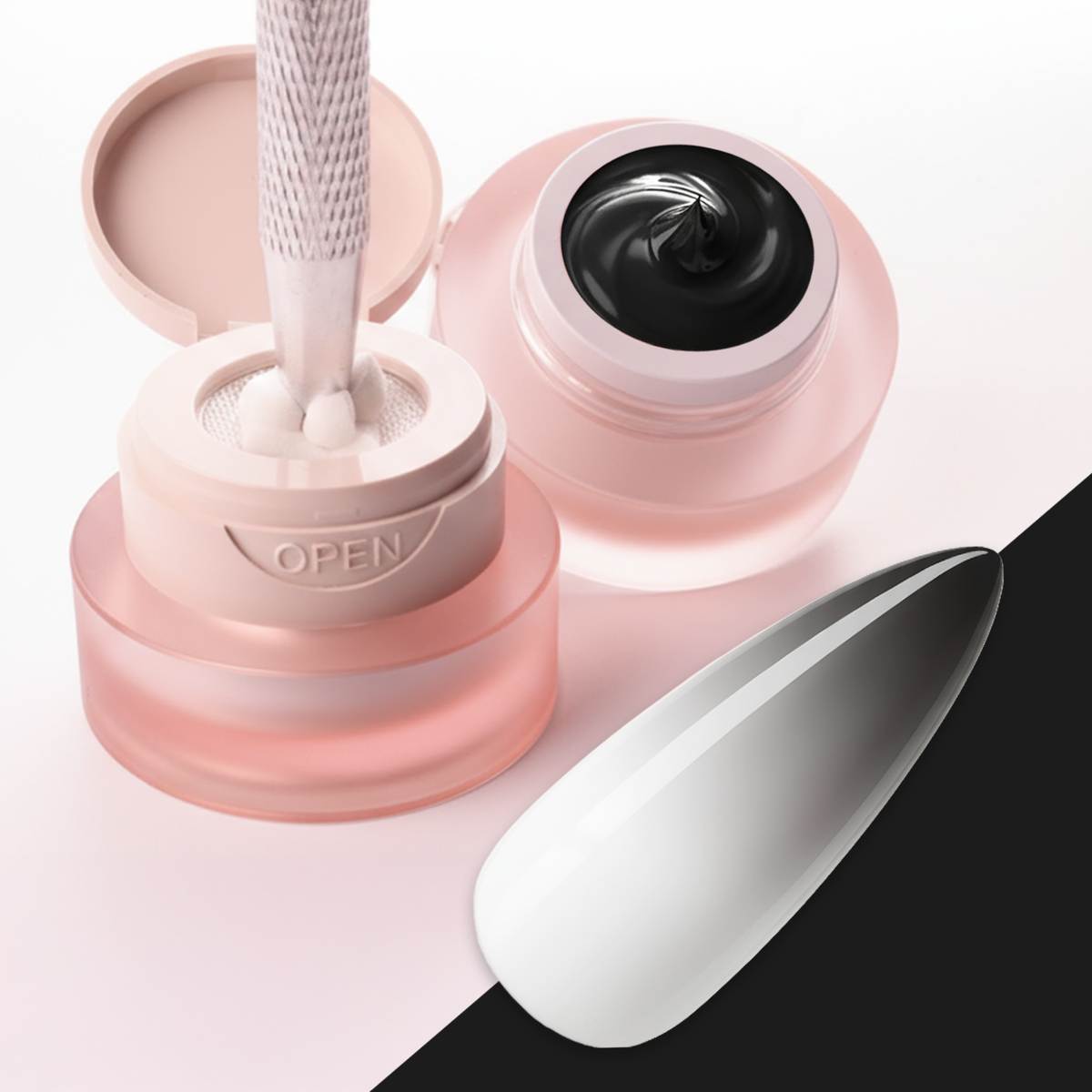 Ombre Babyboomer Gel · Black 2g