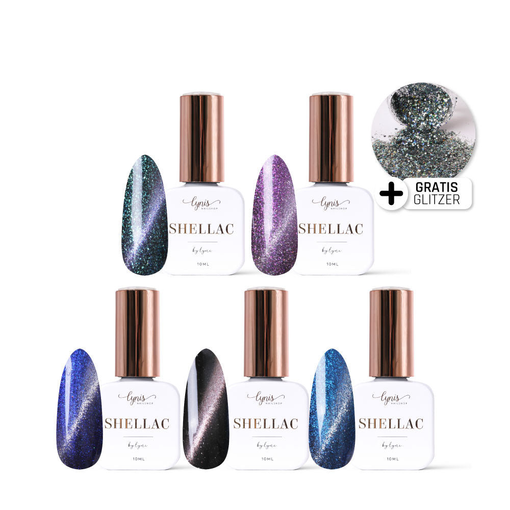 Aurora Cat Eye Shellac Set*