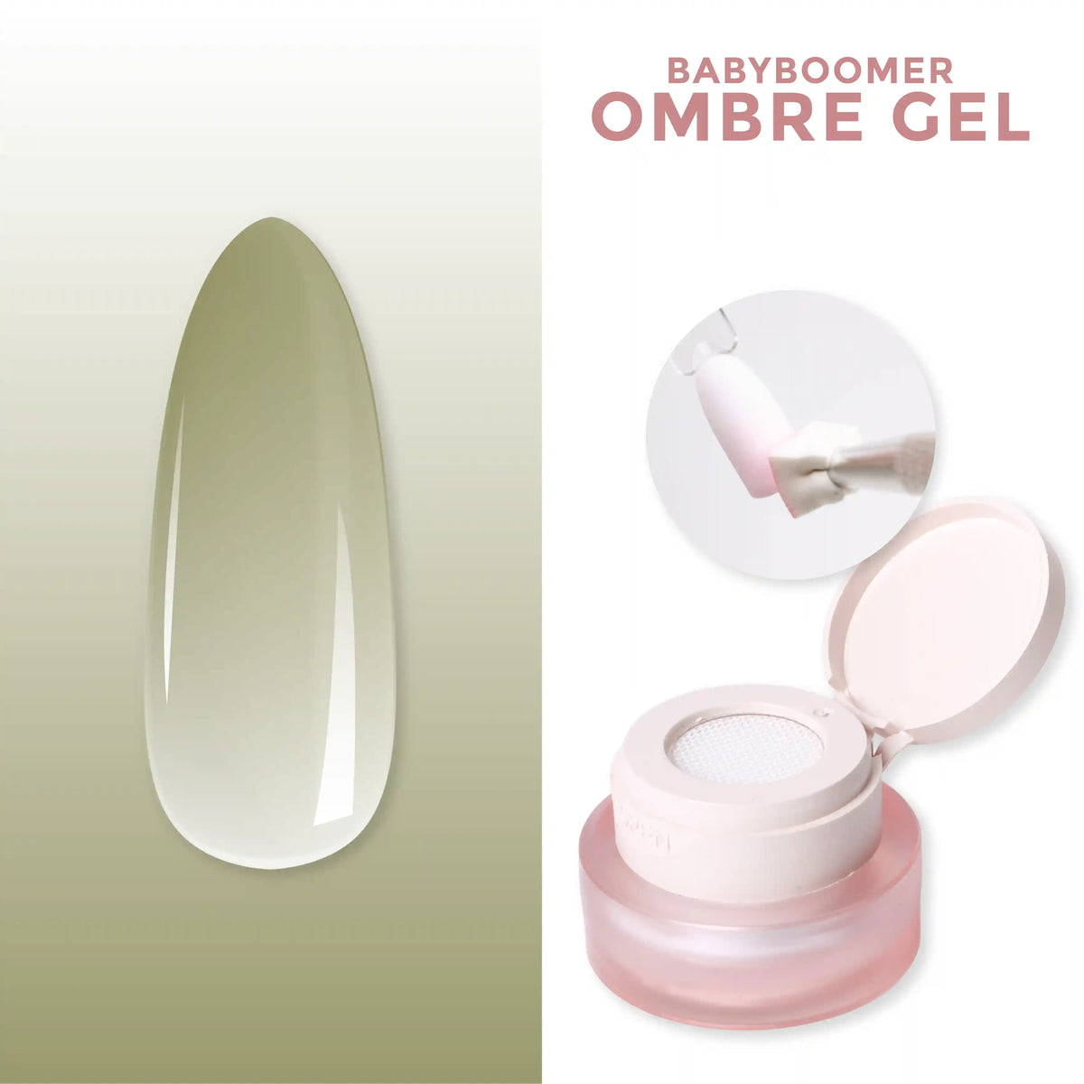 Ombre Babyboomer Gel · Pistachio 2g