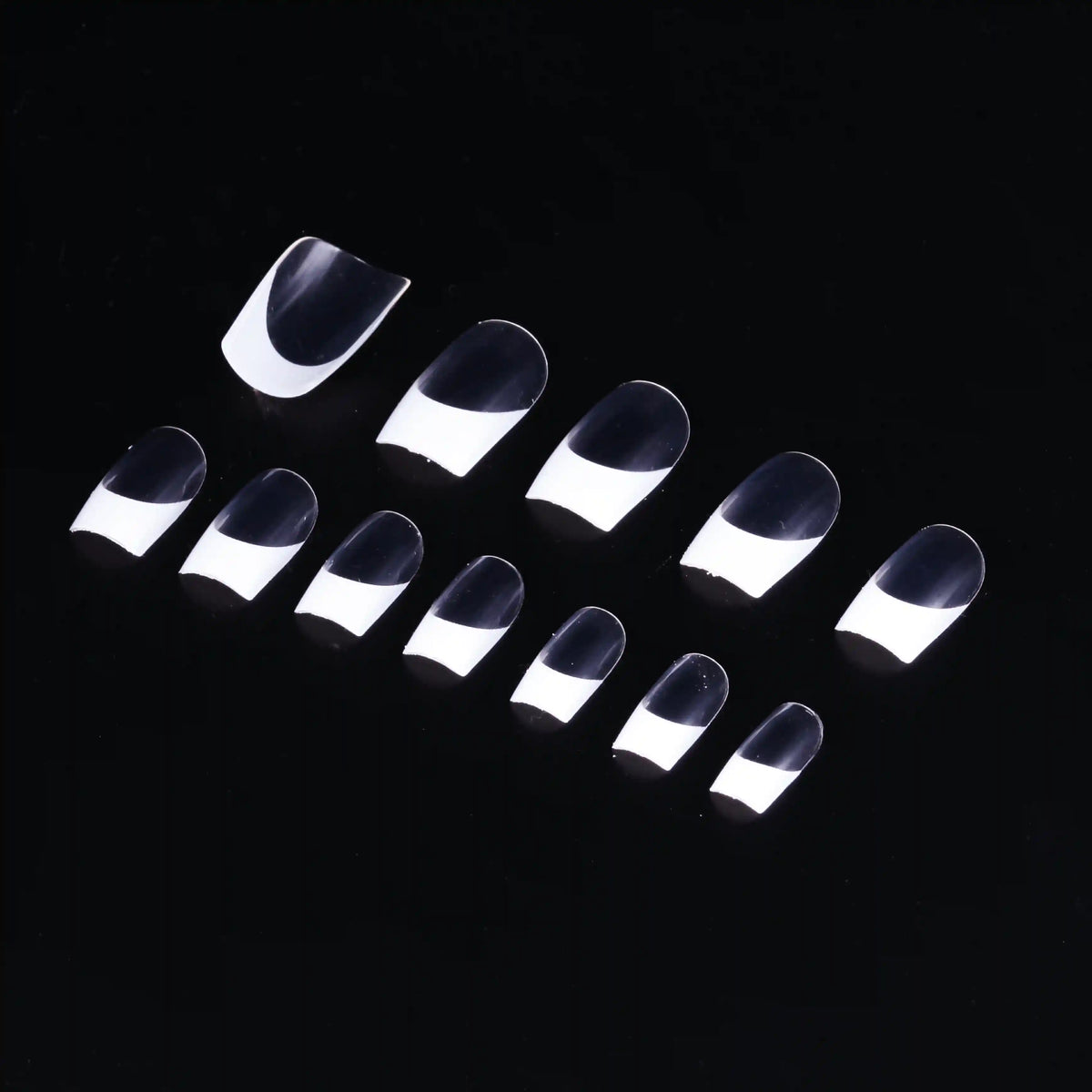 Press on Nails - French Square 120Stk
