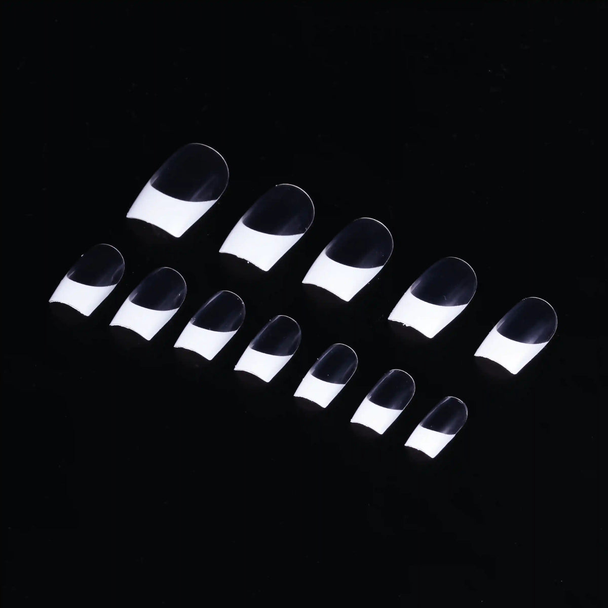 Press on Nails - French Square 120Stk
