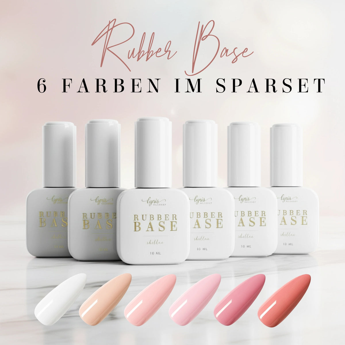 Rubber Base Shellac Set*