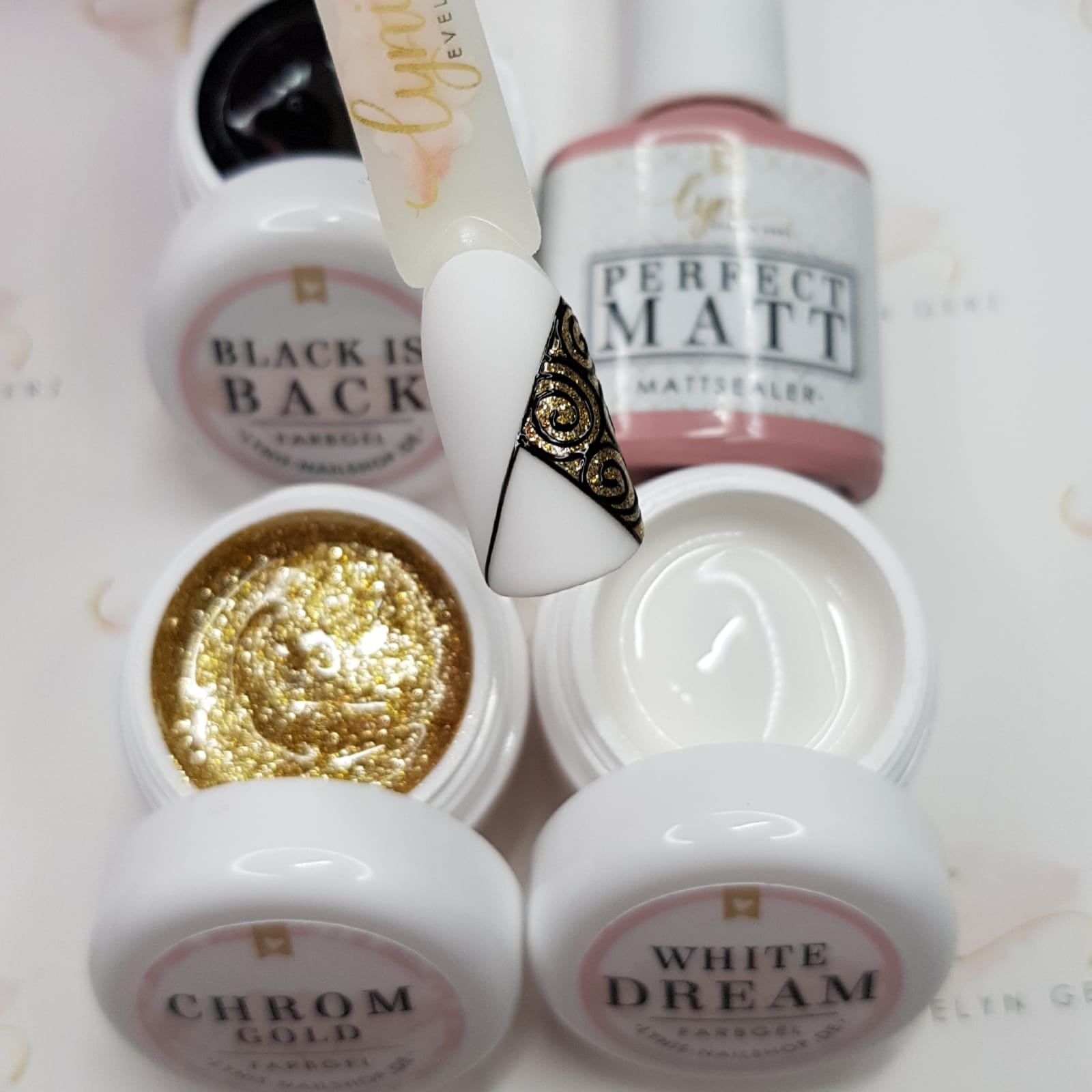 White Dream · Farbgel 5ml*, color gel, Farbe für Nägel, Gel Farben, Gelnägel Farbe, weiß für Nägel im Nageldesign & Nagelstudios