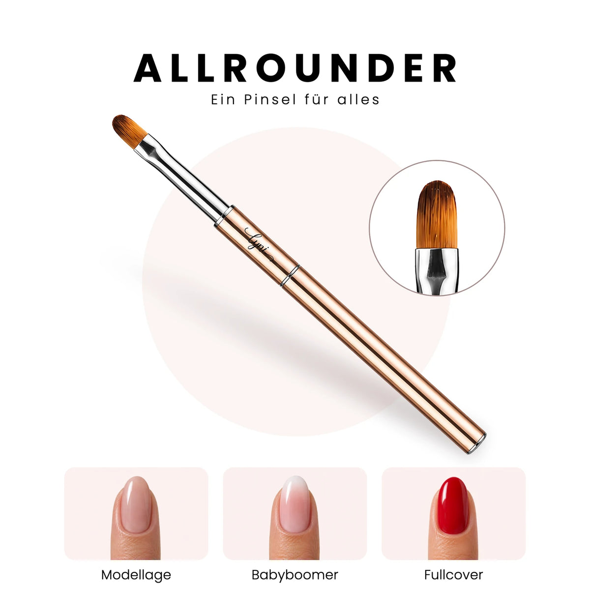 Allrounder · Gel Pinsel · Größe 6