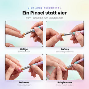 Rainbow Brush · Bine X Lyni · Größe 6
