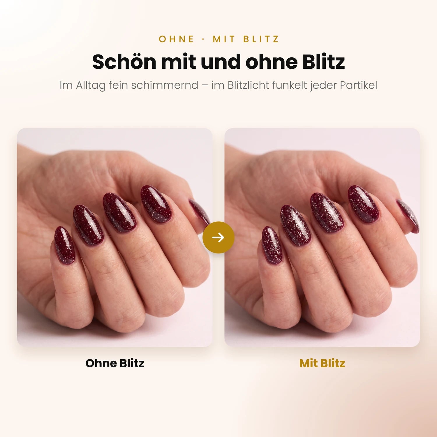 Reflective Sealer · No Wipe · 10ml, flash on, glanz Versiegler, glimmer, Glitter, Glitzer, reflektierend, schimmer, Top Coat, Versiegelungsgel, Versiegler für Nägel im Nageldesign & Nagelstudios