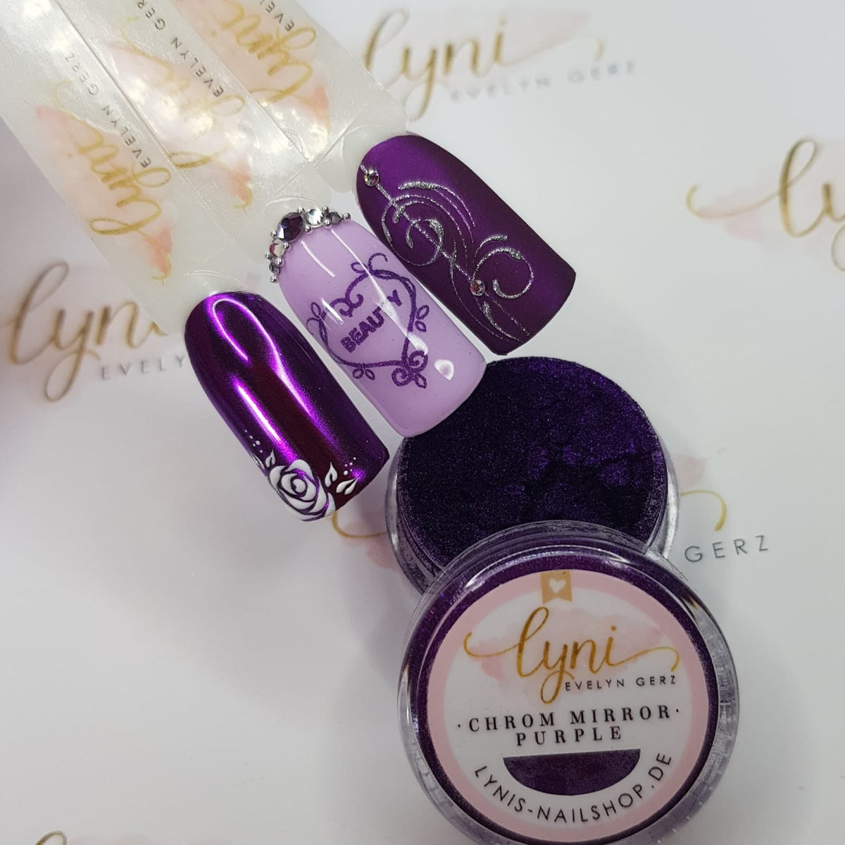 Chrome Mirror · Purple
