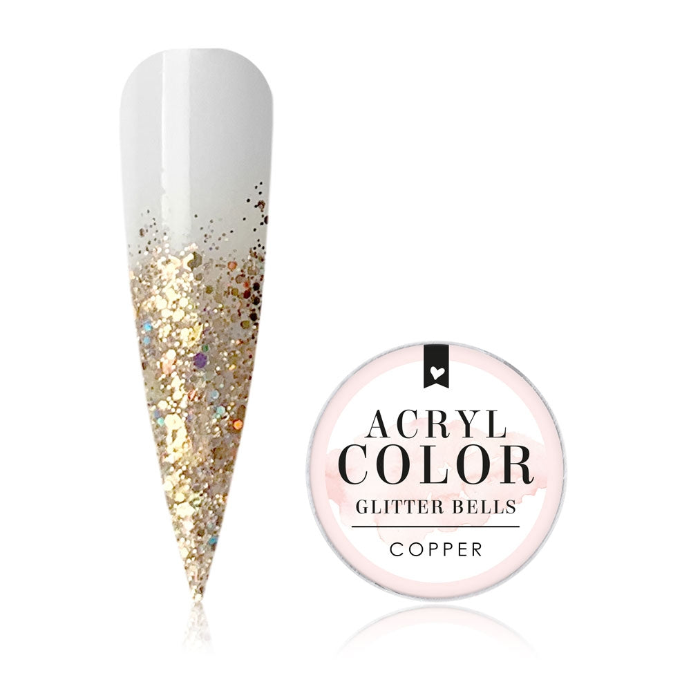 Acryl Color · Glitter Bells · Copper