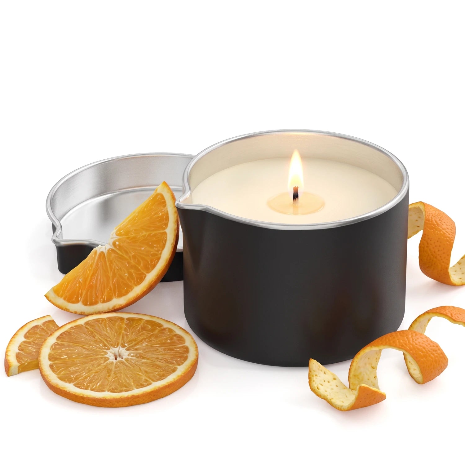 Bodycandle Orange, hidden, Kerze, Massagekerze, Massageöl, Pflegekerze für Nägel im Nageldesign & Nagelstudios