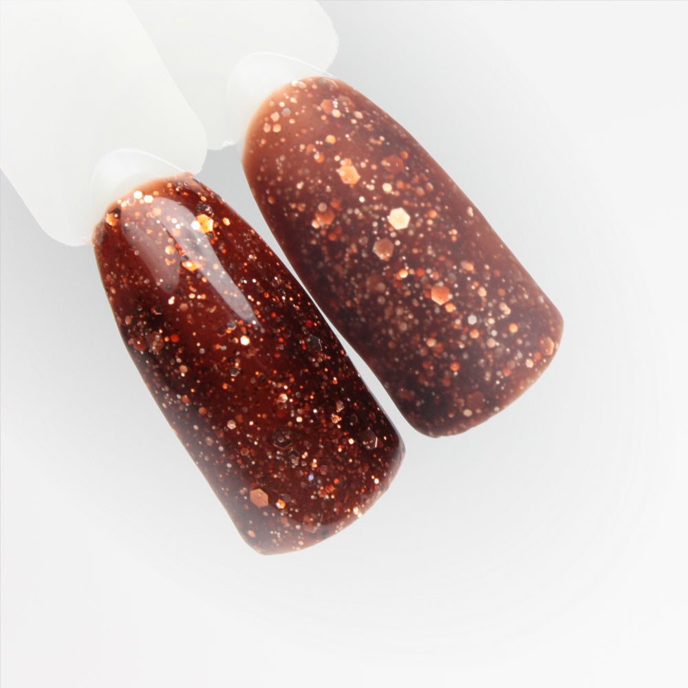 Shellac · Sparkle Autumn Brown 10ml