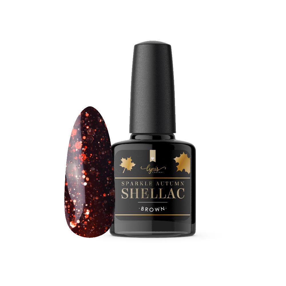 Shellac · Sparkle Autumn Brown 7,3ml